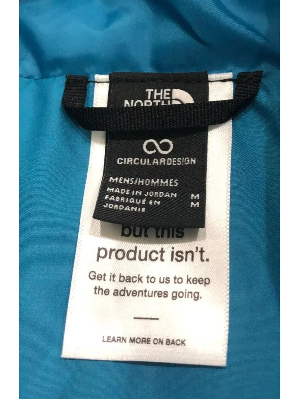 The North Face Men's ThermoBall Eco Jacket Mens Medium Blue New $210 Tags